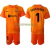 Original Trikotsatz FC Barcelona Ter Stegen 1 Torwart Ausweichtrikot 2022-23 Für Kinder